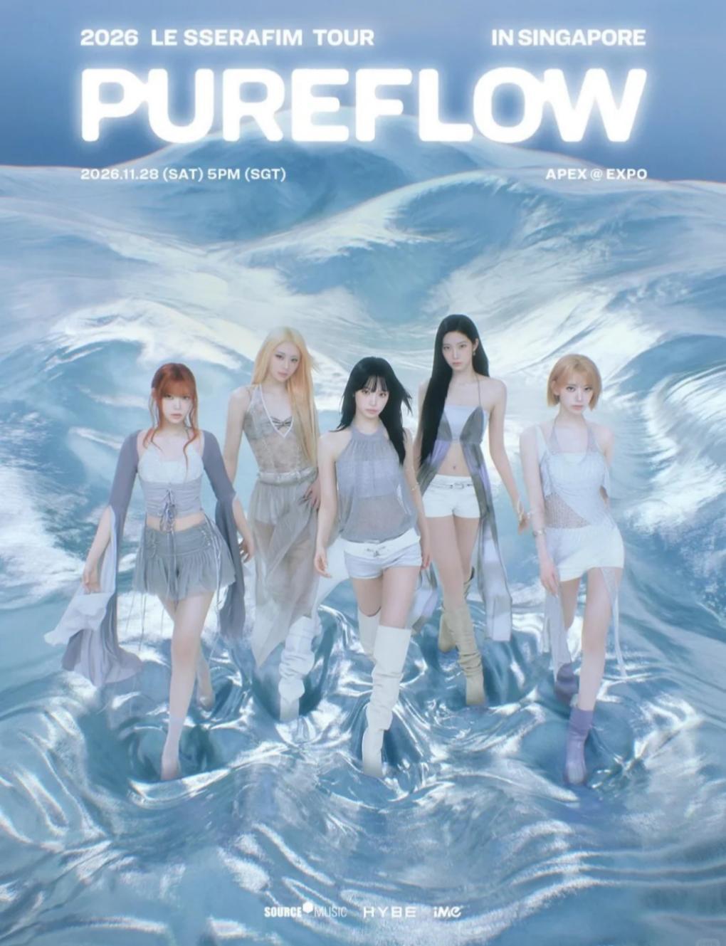 2026 LE SSERAFIM TOUR "PUREFLOW" in Singapore