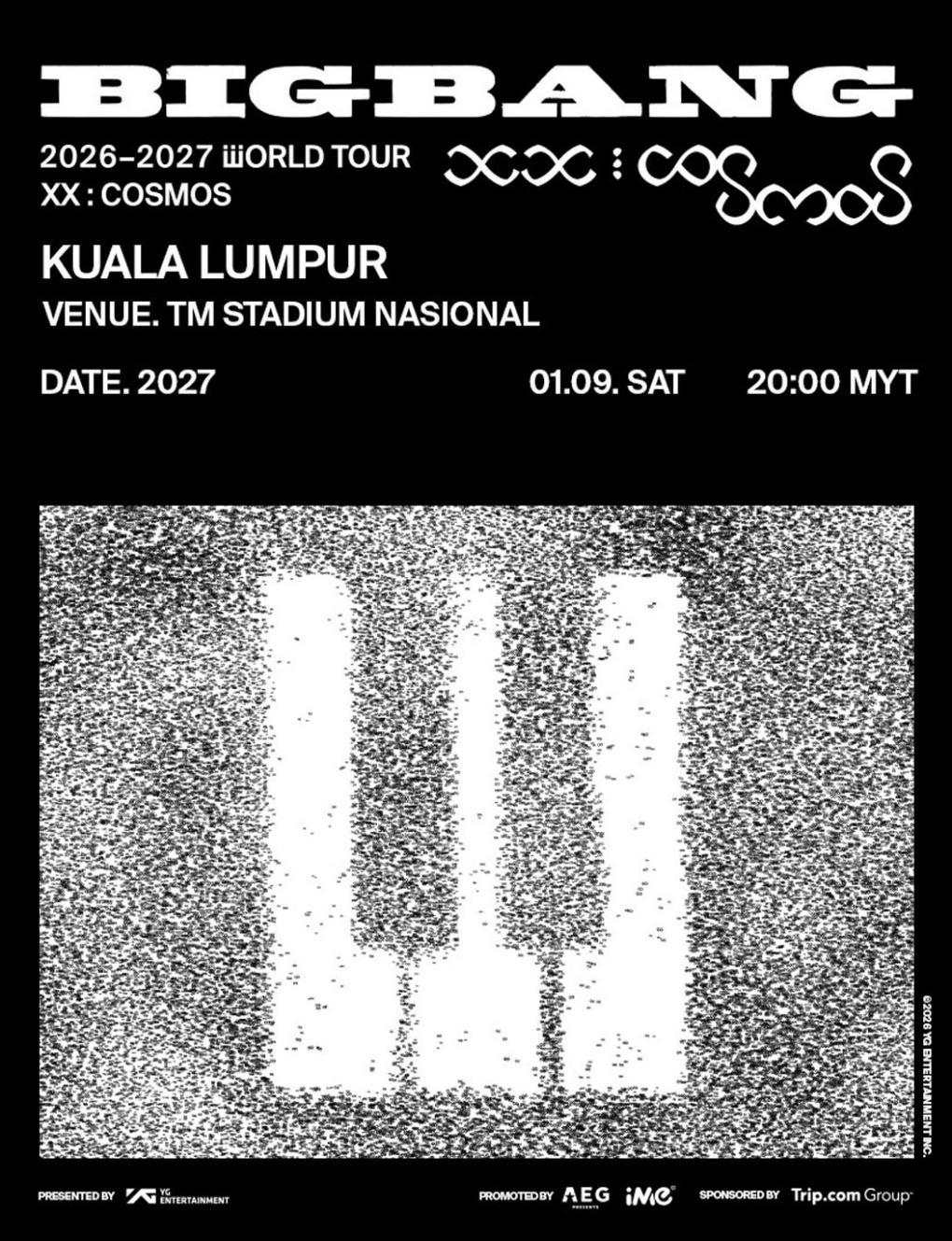 BIGBANG 2026-2027 WORLD TOUR‹XX: COSMOS› in Kuala Lumpur
