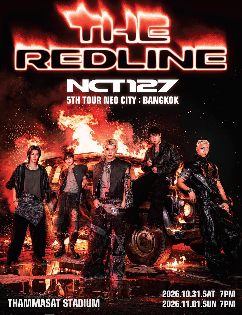 NCT 127 5TH Tour NEO CITY: BANGKOK - THE REDLINE in Bangkok