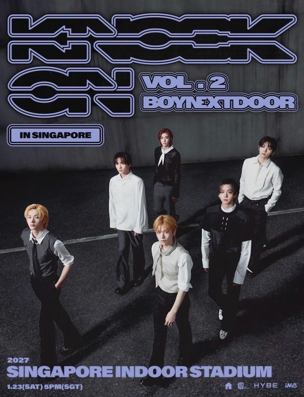 BOYNEXTDOOR TOUR 'KNOCK ON Vol.2' in Singapore