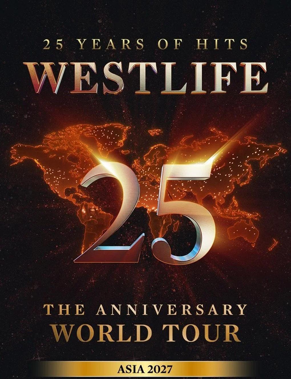 Westlife 25th Anniversary World Tour in Singapore