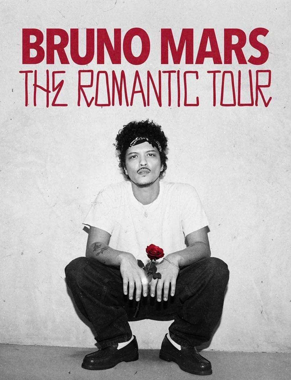 Bruno Mars The Romantic Tour 2026 in Los Angeles