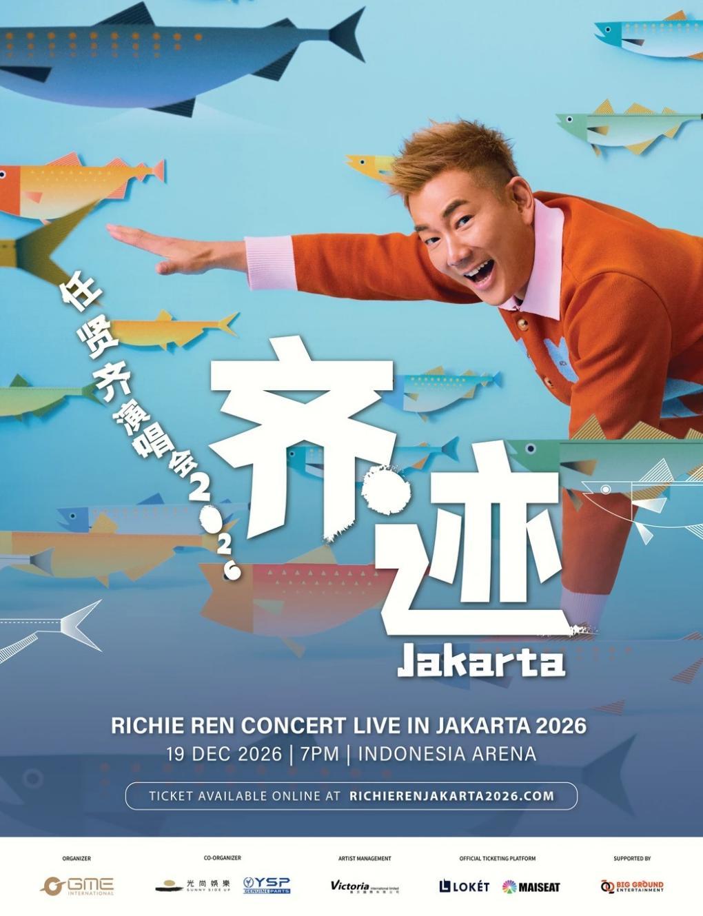 Richie Ren Concert 2026 in Jakarta