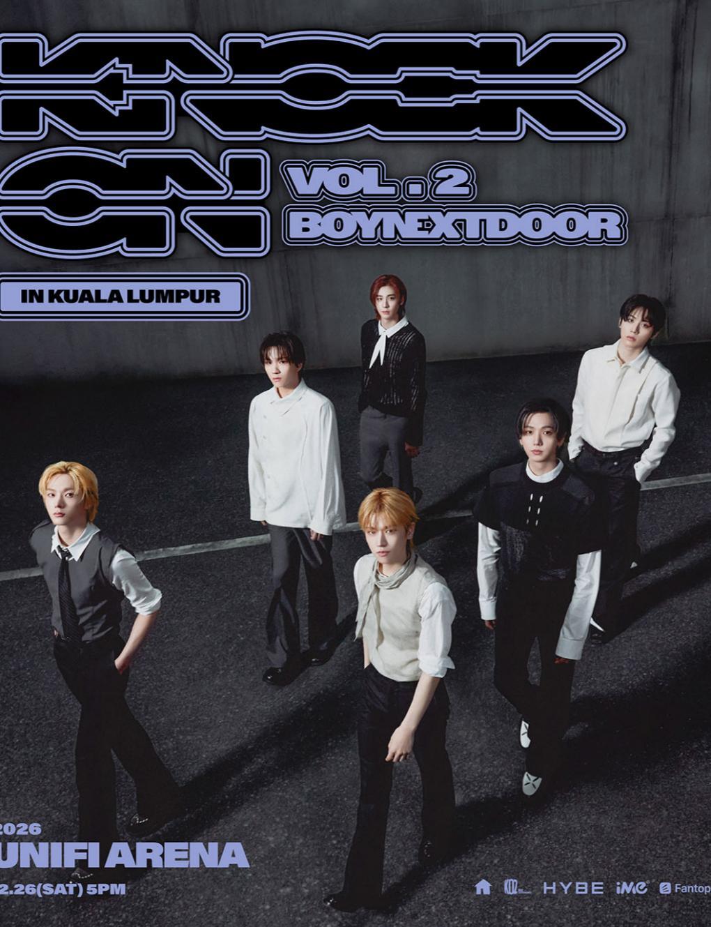 BOYNEXTDOOR TOUR 'KNOCK ON Vol.2' in Kuala Lumpur