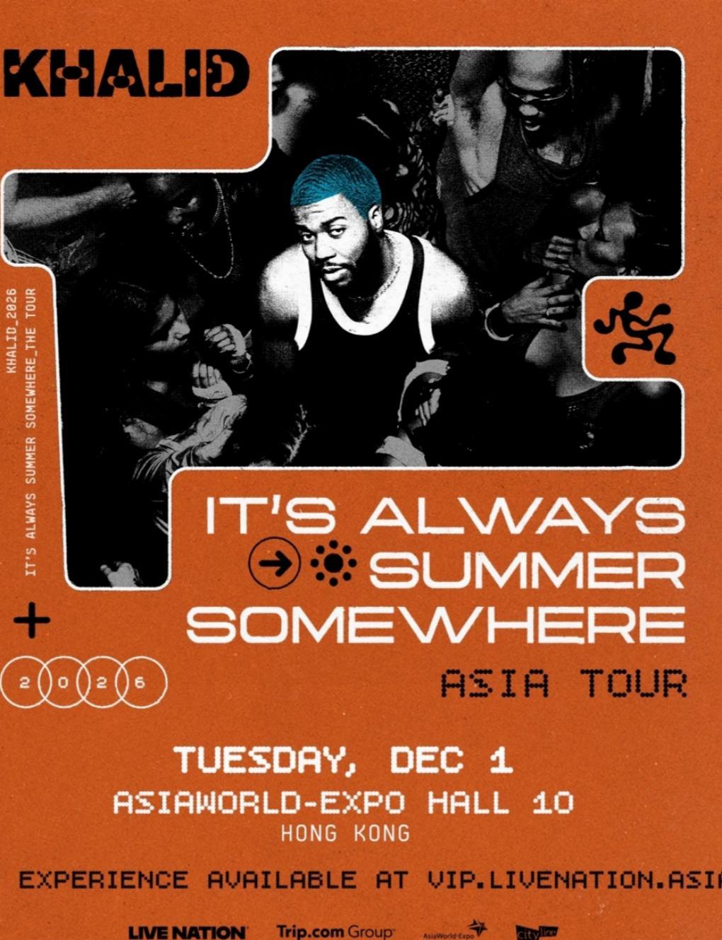 Khalid: It's Always Summer Anywhere Tour in Hong Kong