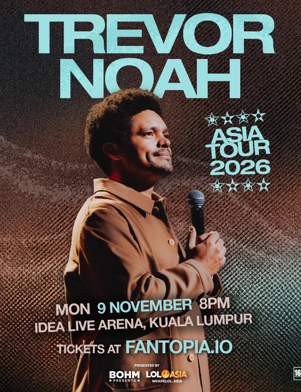 TREVOR NOAH ASIA TOUR 2026 in Kuala Lumpur