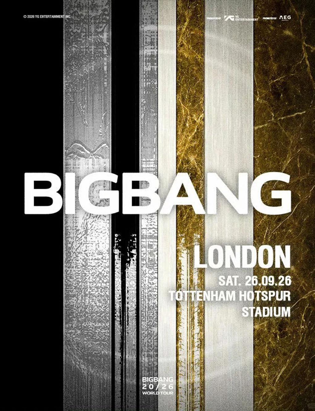 BIGBANG 2026 World Tour in London