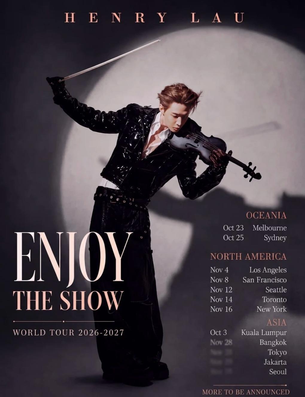Henry Lau's ENJOY THE SHOW World Tour in San Francisco