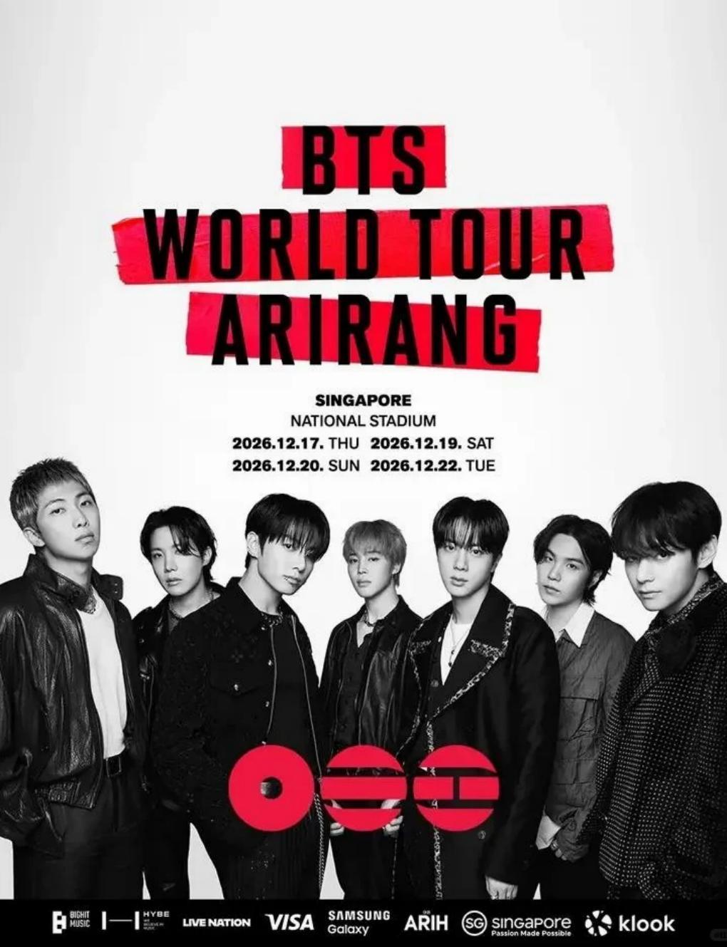 BTS WORLD TOUR 'ARIRANG' in Singapore