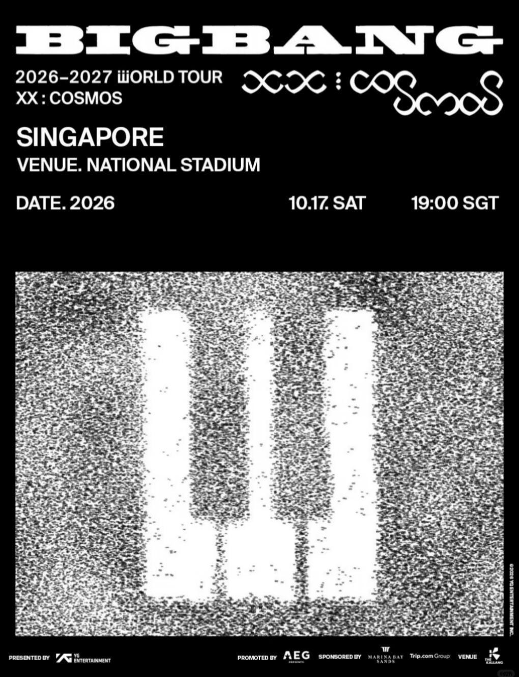 BIGBANG 2026-2027 WORLD TOUR ‹ XX : COSMOS › in Singapore
