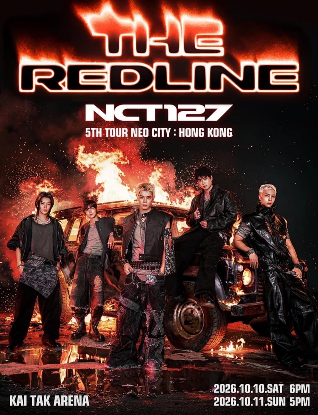 NCT 127 5TH TOUR 'NEO CITY: HONG KONG - THE REDLINE' in Hong Kong