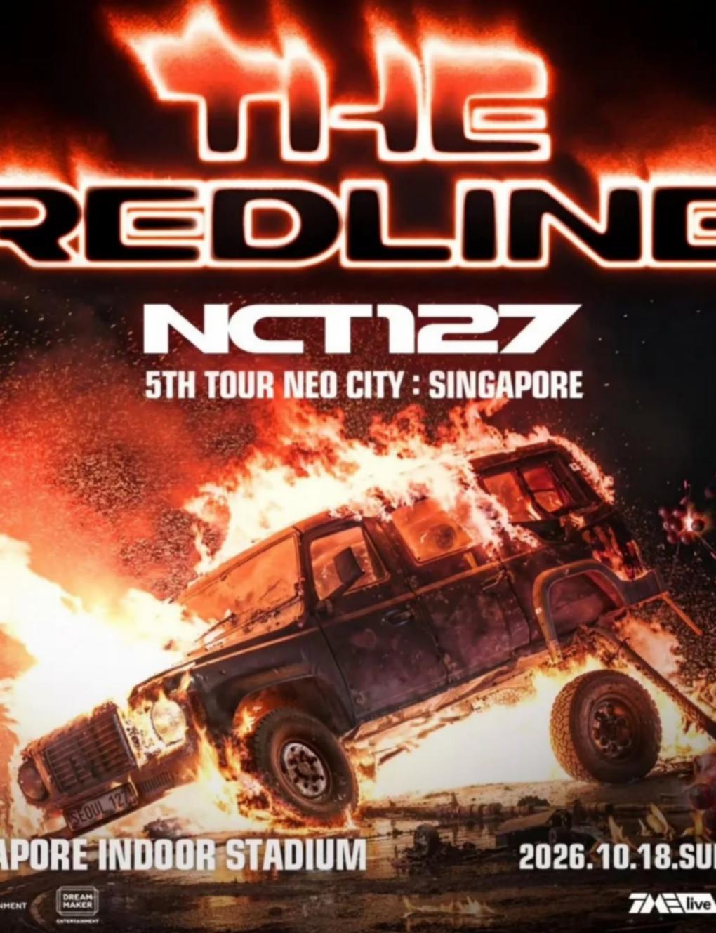 NCT 127 5TH TOUR 'NEO CITY: SINGAPORE - THE REDLINE' in Singapore