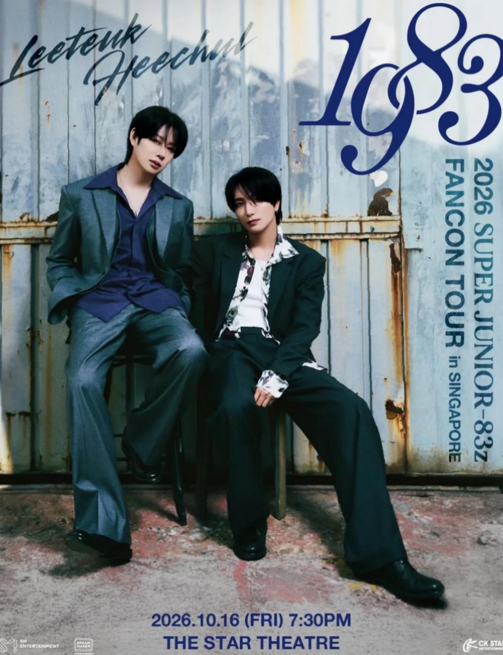 Leeteuk&Heechul 2026 SUPER JUNIOR-83z FANCON TOUR [1983] in Singapore
