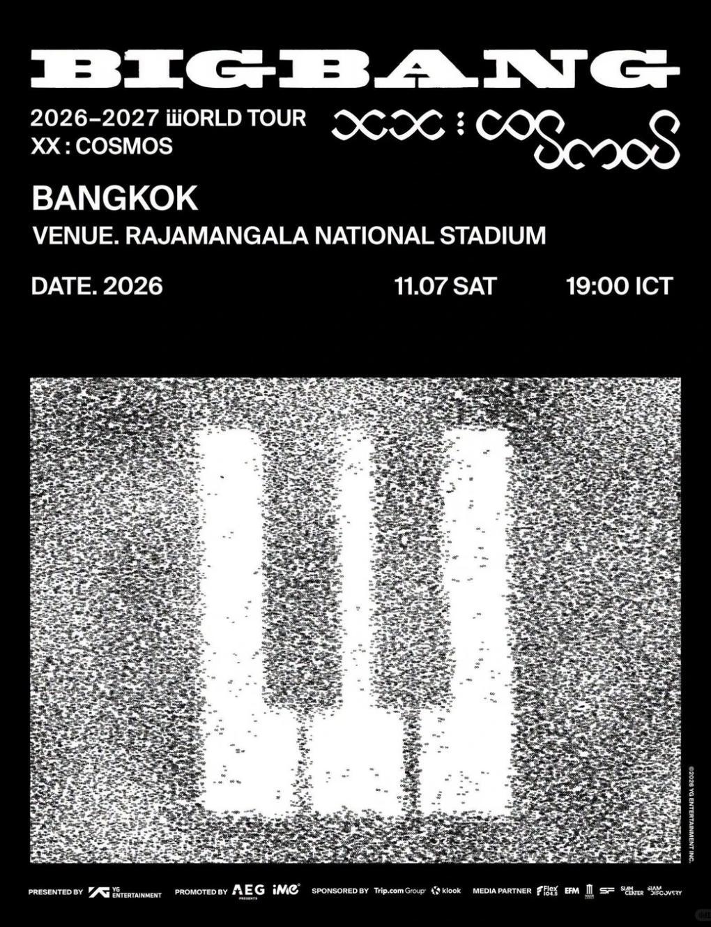BIGBANG 2026-2027 WORLD TOUR‹XX: COSMOS› in Bangkok