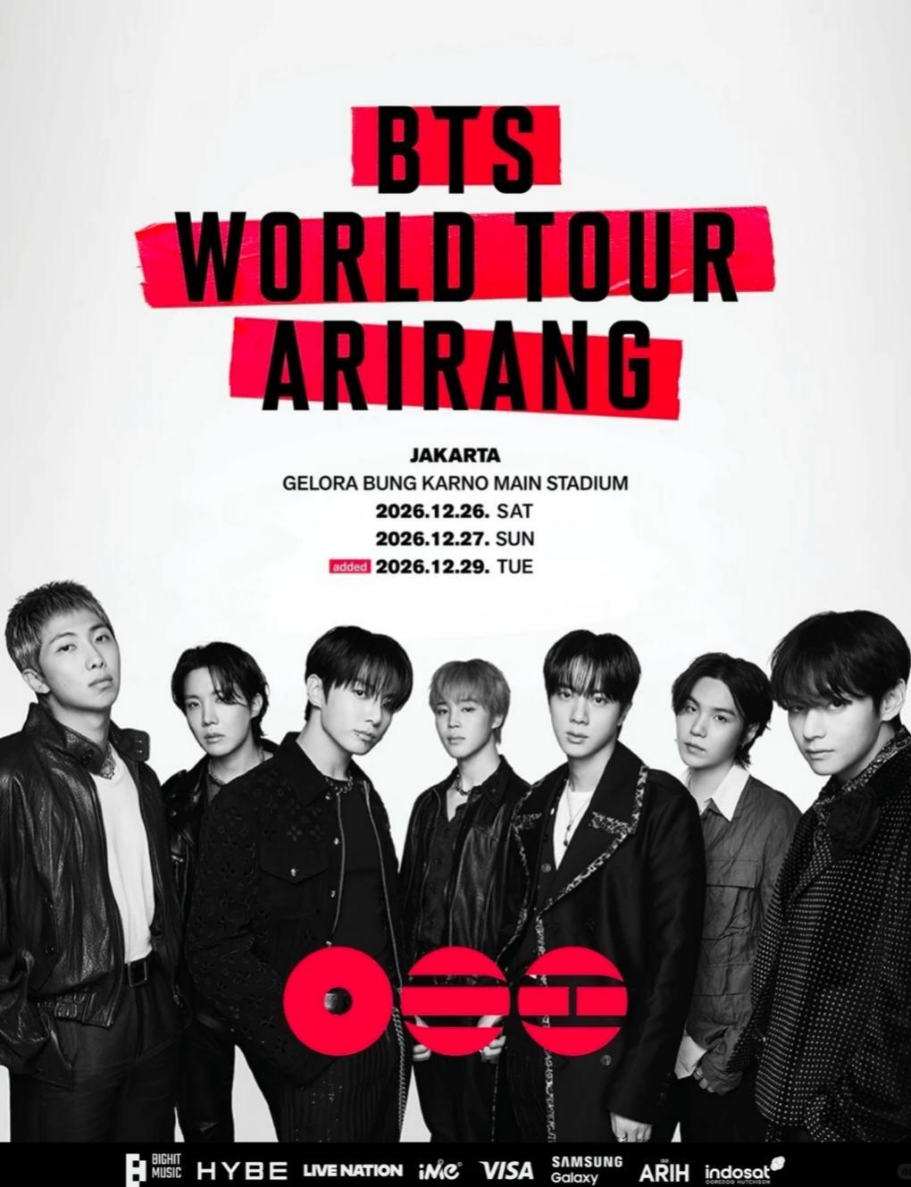 BTS WORLD TOUR 'ARIRANG' in Jakarta