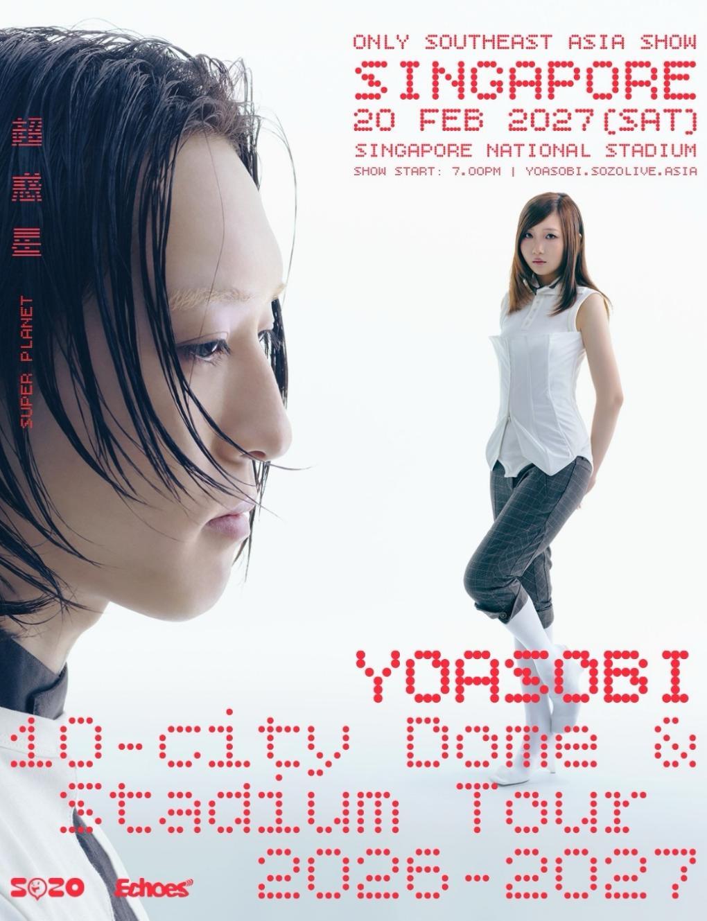 YOASOBI 10-CITY DOME&STADIUM TOUR 2026-2027 in Singapore