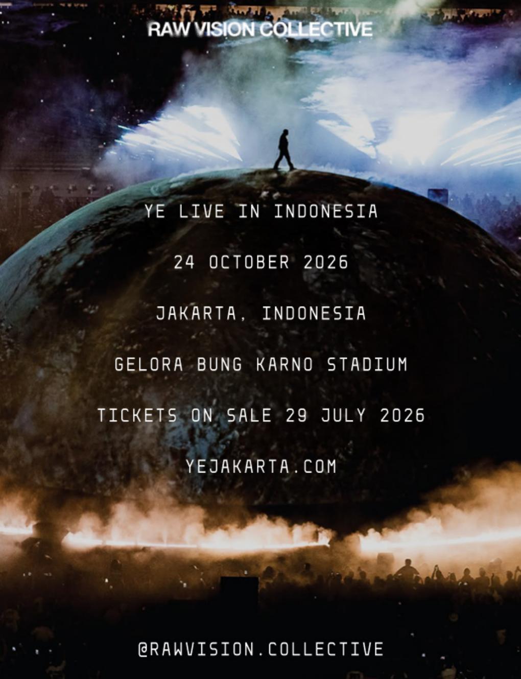 YE Kanye LIVE IN INDONESIA in Jakarta