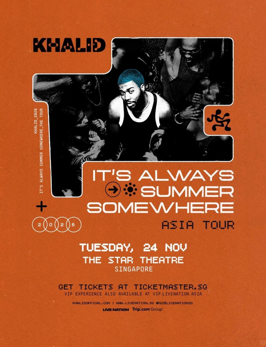Khalid: It's Always Summer Anywhere Tour in Singapore