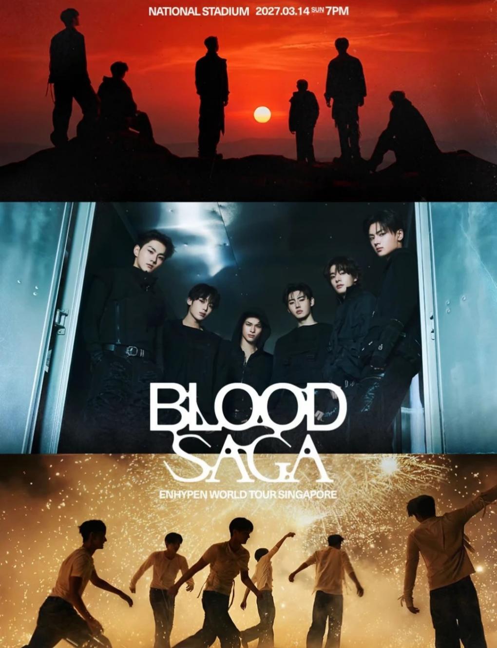 ENHYPEN WORLD TOUR 'BLOOD SAGA' in Singapore
